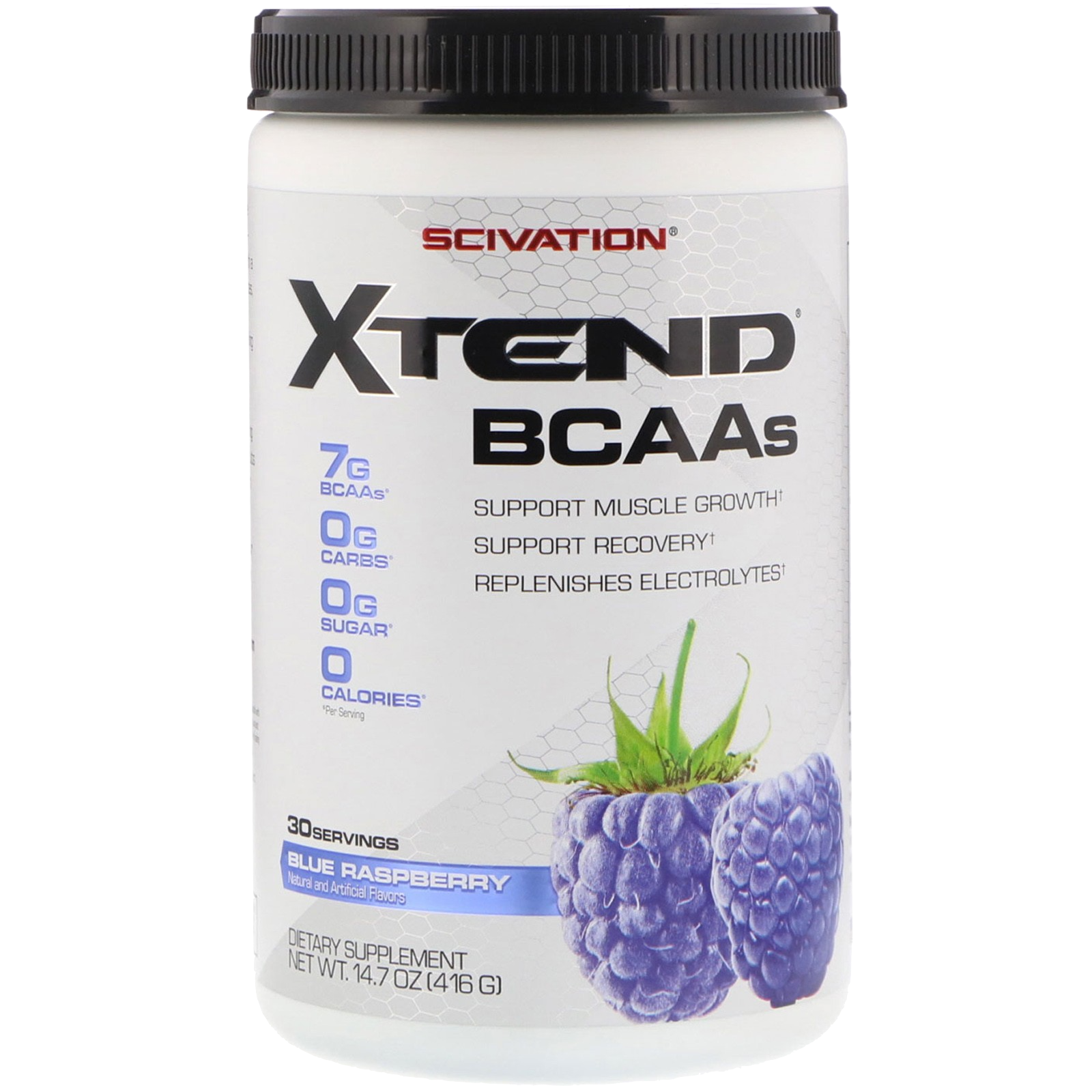 XTEND BCAAs 30serv. Blue Raspberry - Scivation